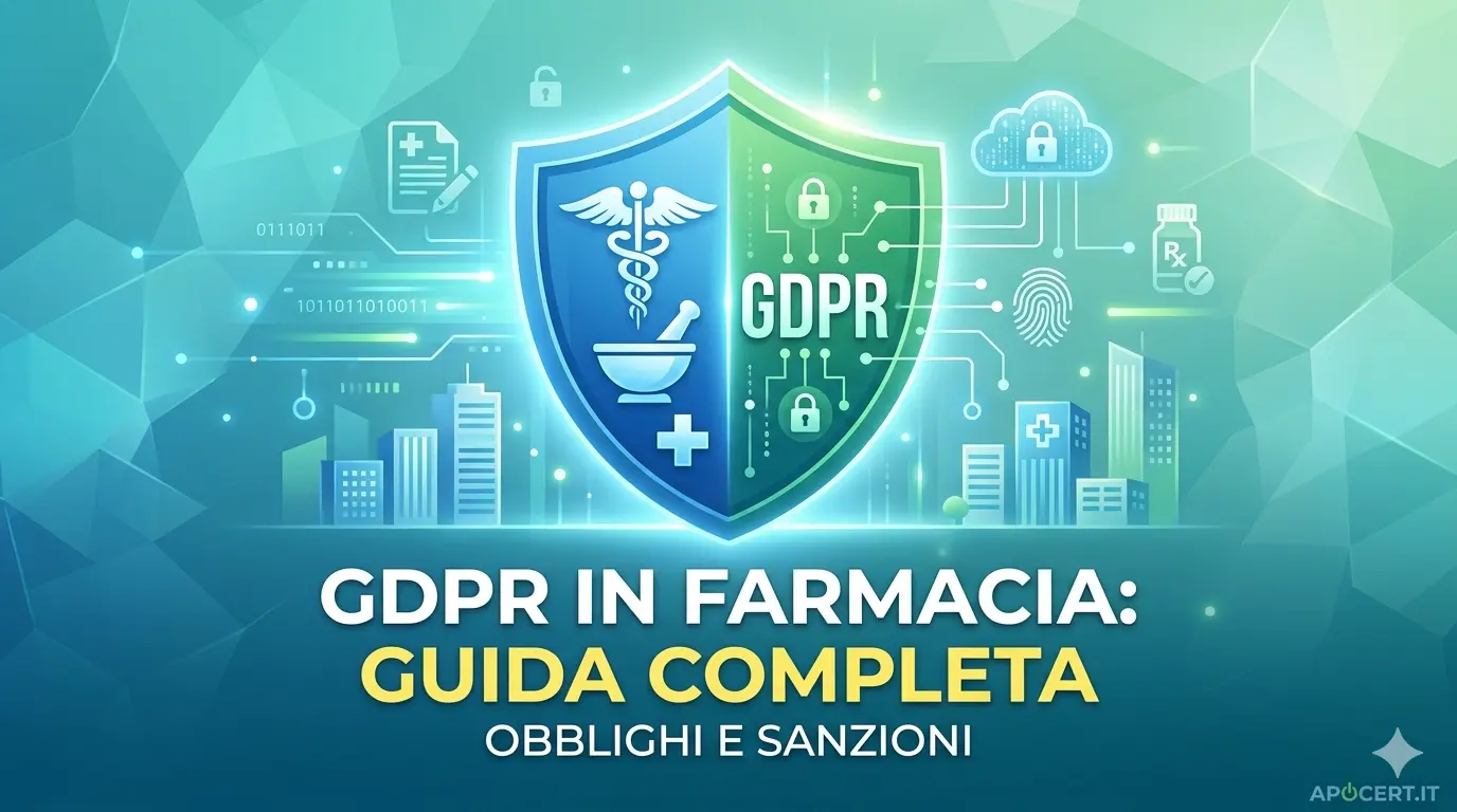 GDPR in farmacia: la guida completa. Tutto quello che il farmacista deve sapere, spiegato senza tecnicismi.